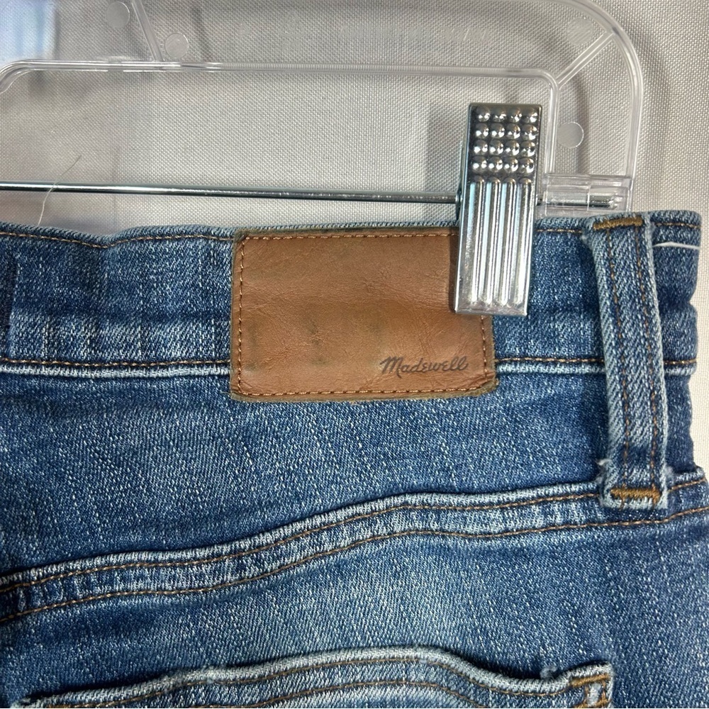 Madewell | 9” High Rise Skinny Crop Jeans Raw Hem Women’s Size 27 - Picture 12 of 17
